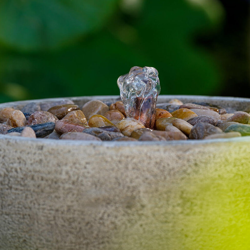 Bayou Breeze Yayla Concrete Fountain Wayfair